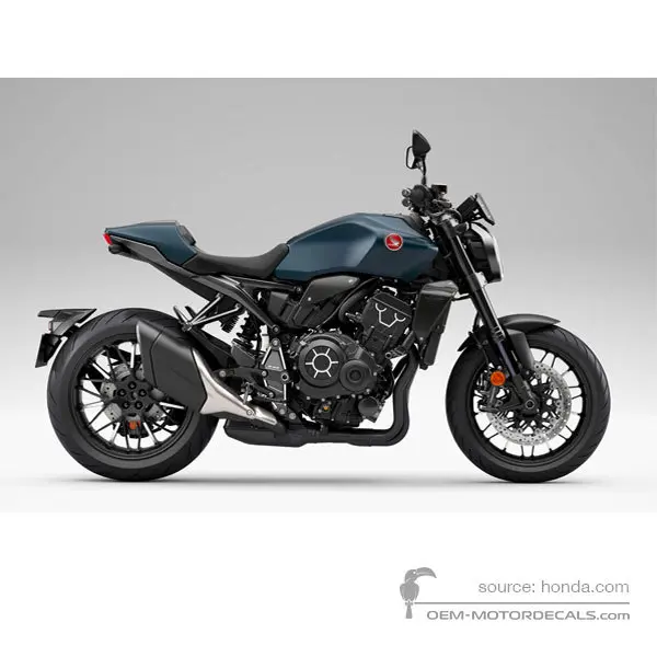 Honda CB1000R 2023 - Blauw - Mat Jeans Blue Metallic