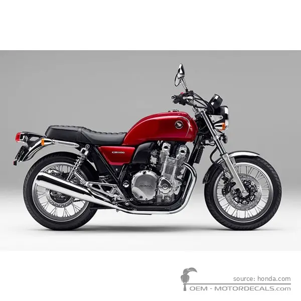 Honda CB1100 EX 2014 - Candy Alizarin Red
