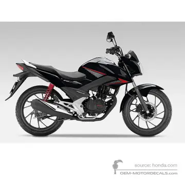 Honda CB125F 2015 - Blau - Onyx Blue Metallic