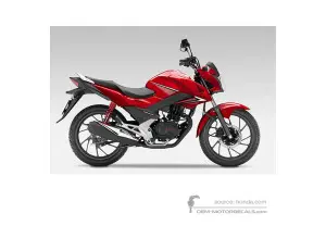 Autocollants pour Honda CB125F 2015 - Rouge • Honda Autocollants OEM