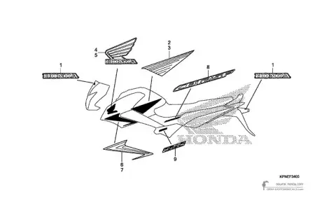 Honda CB125F 2016 - Blanc