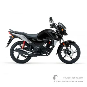 Honda CB125F 2021 - Negro - Black