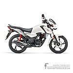 Honda CB125F 2021 - Blanc