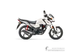 Adesivi per Honda CB125F 2021 - Bianco • Honda Adesivi OEM