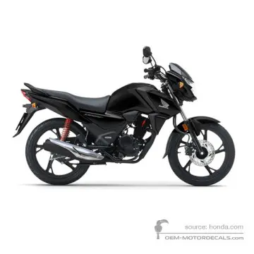 Honda CB125F 2024 - Negro - Black