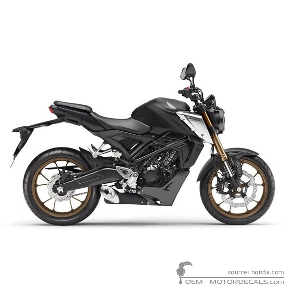 Autocollants pour Honda CB125R 2018 • Honda Autocollants OEM