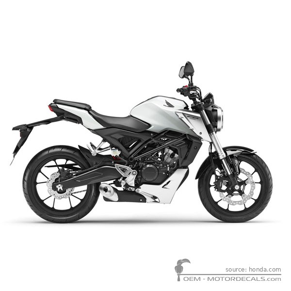Autocollants pour Honda CB125R 2018 • Honda Autocollants OEM
