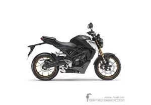 Aufkleber für Honda CB125R 2019 • Honda OEM-Aufkleber