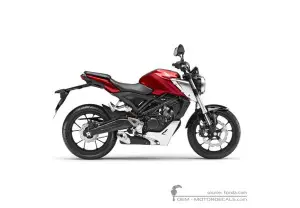 Aufkleber für Honda CB125R 2020 • Honda OEM-Aufkleber