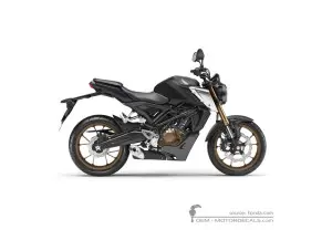Naklejki do Honda CB125R 2021 • Honda Naklejki OEM