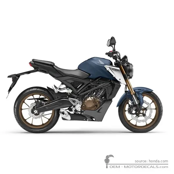 Honda CB125R 2021 - Mat Jeans Blue Metallic