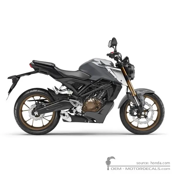 Honda CB125R 2022 - Pearl Smoky Gray
