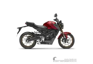 Aufkleber für Honda CB125R 2023 • Honda OEM-Aufkleber