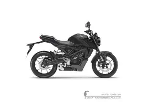 Aufkleber für Honda CB125R 2023 • Honda OEM-Aufkleber