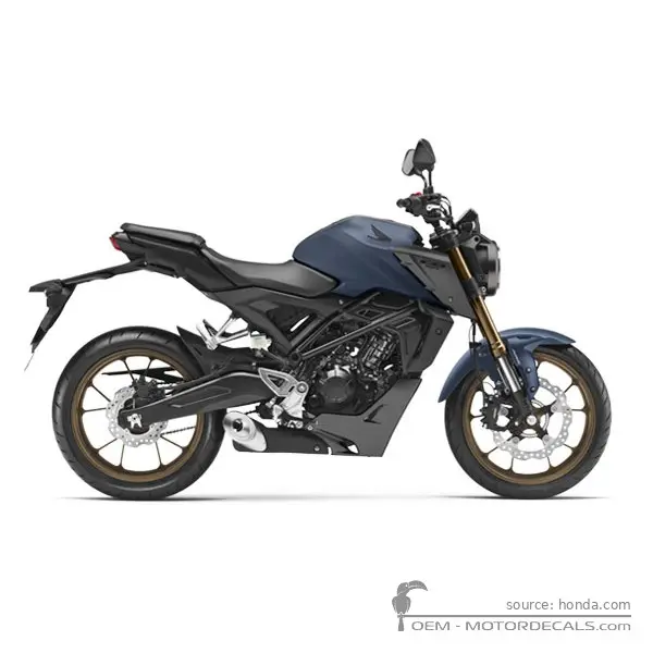 Honda CB125R 2023 - Mat Jeans Blue Metallic