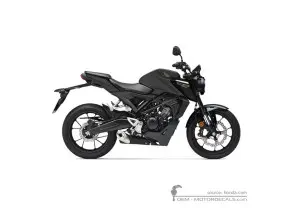 Autocollants pour Honda CB125R 2024 • Honda Autocollants OEM