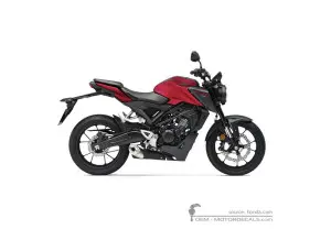 Aufkleber für Honda CB125R 2025 • Honda OEM-Aufkleber