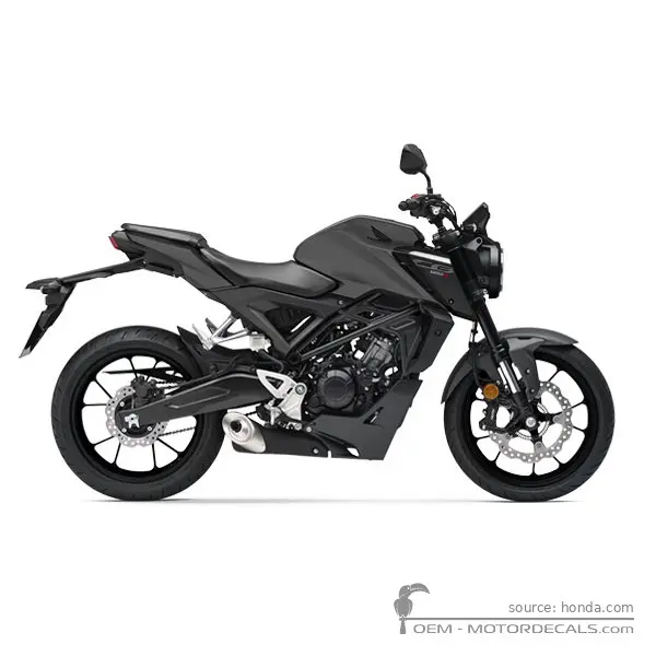 Honda CB125R 2026 - Mat Rock Gray