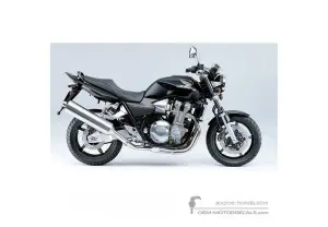 Stickers voor Honda CB1300 2003 - Zwart • Honda OEM Stickers