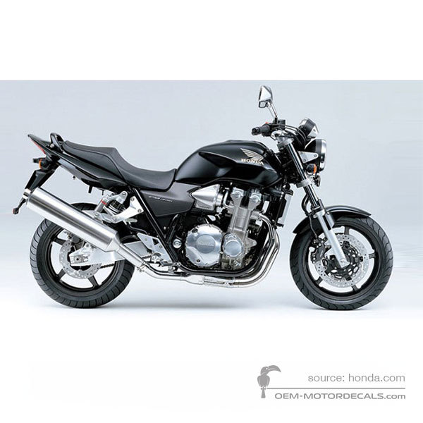 Decals for Honda CB1300 2003 - Black • Honda OEM Decals