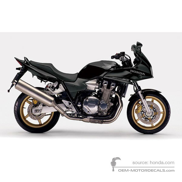 Decals for Honda CB1300S 2007 - Black • Honda OEM Decals