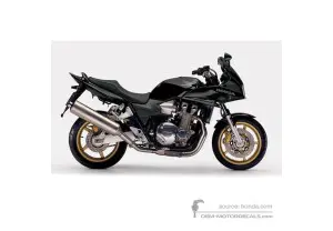 Adesivi per Honda CB1300S 2008 - Nero • Honda Adesivi OEM