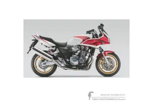 Stickers voor Honda CB1300S 2008 - Wit • Honda OEM Stickers