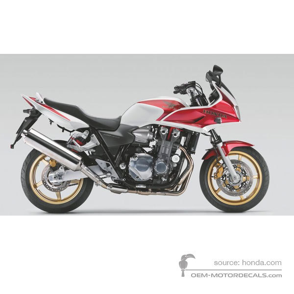 Aufkleber für Honda CB1300S 2009 - Weiss • Honda OEM-Aufkleber