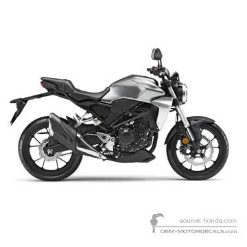 Honda CB300R 2018 - Silver - Mat Crypton Silver Metallic