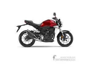 Adesivi per Honda CB300R 2019 - Rosso • Honda Adesivi OEM