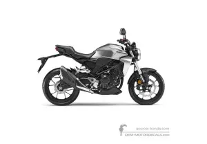Autocollants pour Honda CB300R 2019 - Argent • Honda Autocollants OEM