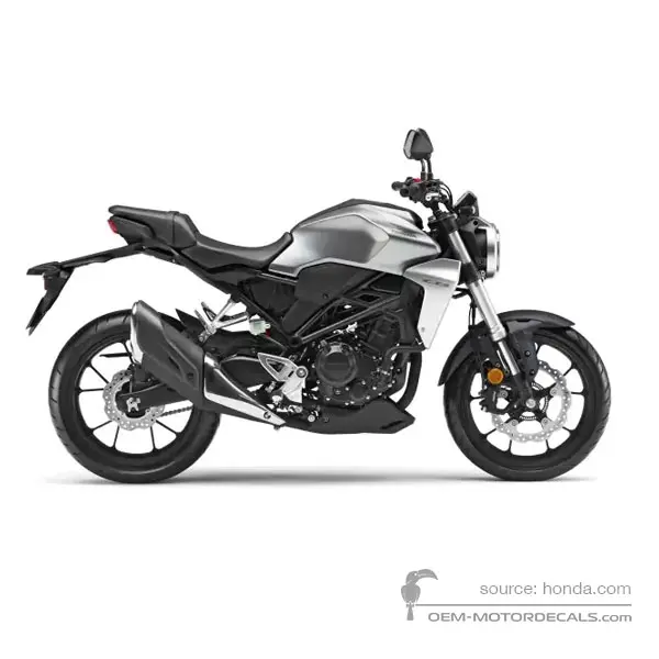 Honda CB300R 2019 - Silver - Mat Crypton Silver Metallic