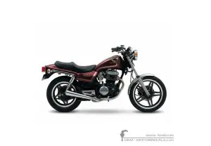 Decals for Honda CB450 NIGHTHAWK 1982 • Honda OEM Decals