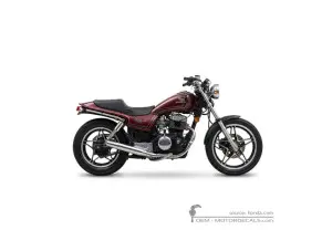 Decals for Honda CB450 NIGHTHAWK 1983 • Honda OEM Decals