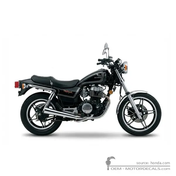 Honda CB450 NIGHTHAWK 1983 - Cosmo Black Metallic