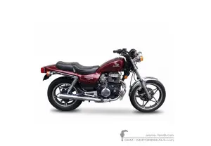 Decals for Honda CB450 NIGHTHAWK 1985 • Honda OEM Decals