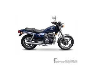 Decals for Honda CB450 NIGHTHAWK 1985 • Honda OEM Decals