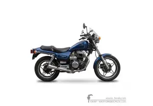 Decals for Honda CB450 NIGHTHAWK 1986 • Honda OEM Decals