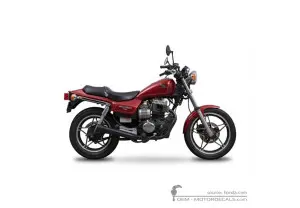 Decals for Honda CB450 NIGHTHAWK 1986 • Honda OEM Decals
