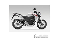 Adesivi per Honda CB500F 2013 - Bianco • Honda Adesivi OEM