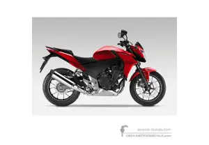 Autocollants pour Honda CB500F 2014 - Rouge • Honda Autocollants OEM