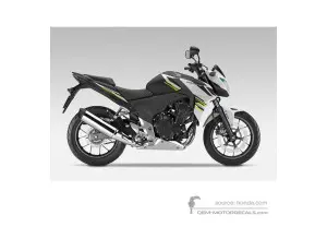 Decals for Honda CB500F 2015 - Black • Honda OEM Decals