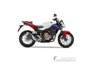 Decals for Honda CB500F 2016 - White • Honda OEM Decals