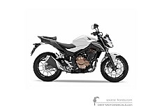 Naklejki do Honda CB500F 2017 - Biały • Honda Naklejki OEM