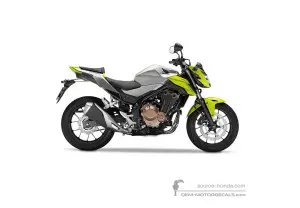 Stickers voor Honda CB500F 2018 - Zilver • Honda OEM Stickers