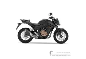Stickers voor Honda CB500F 2018 - Zwart • Honda OEM Stickers