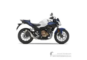Adesivi per Honda CB500F 2019 - Bianco • Honda Adesivi OEM