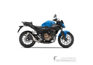 Naklejki do Honda CB500F 2021 - Niebieski • Honda Naklejki OEM