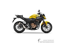 Autocollants pour Honda CB500F 2021 - Jaune • Honda Autocollants OEM