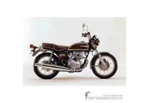Decals for Honda CB500T 1975 • Honda OEM Decals
